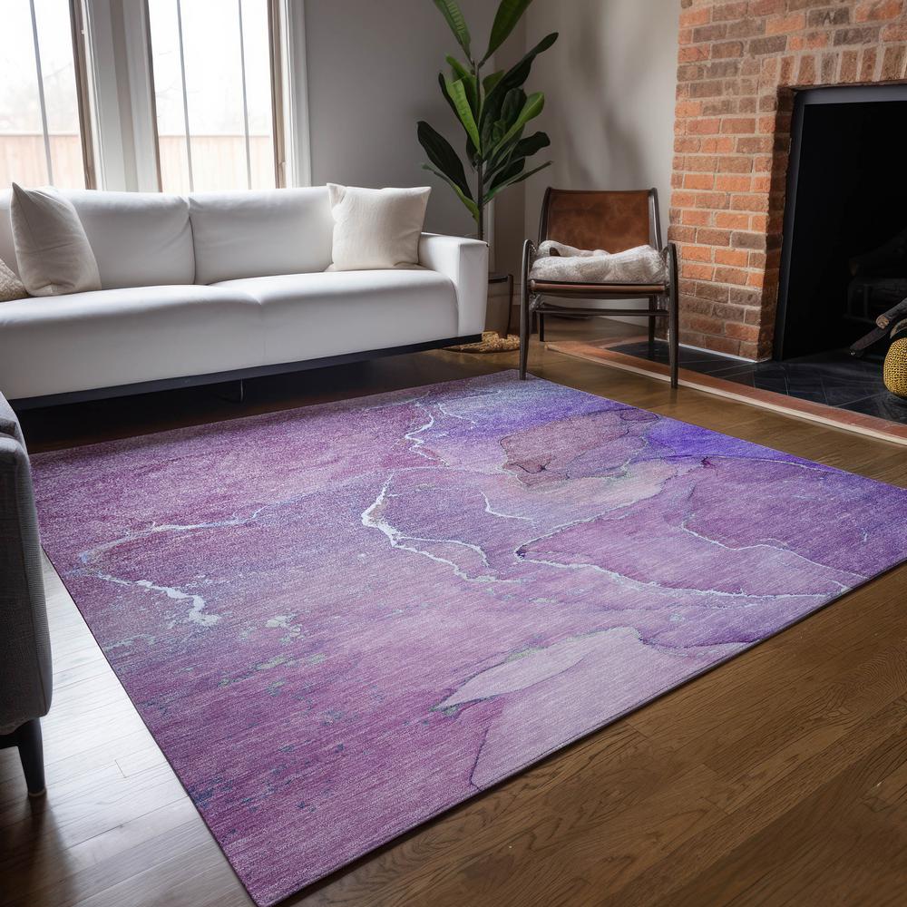 Chantille ACN511 Purple 3' x 5' Rug. Picture 7