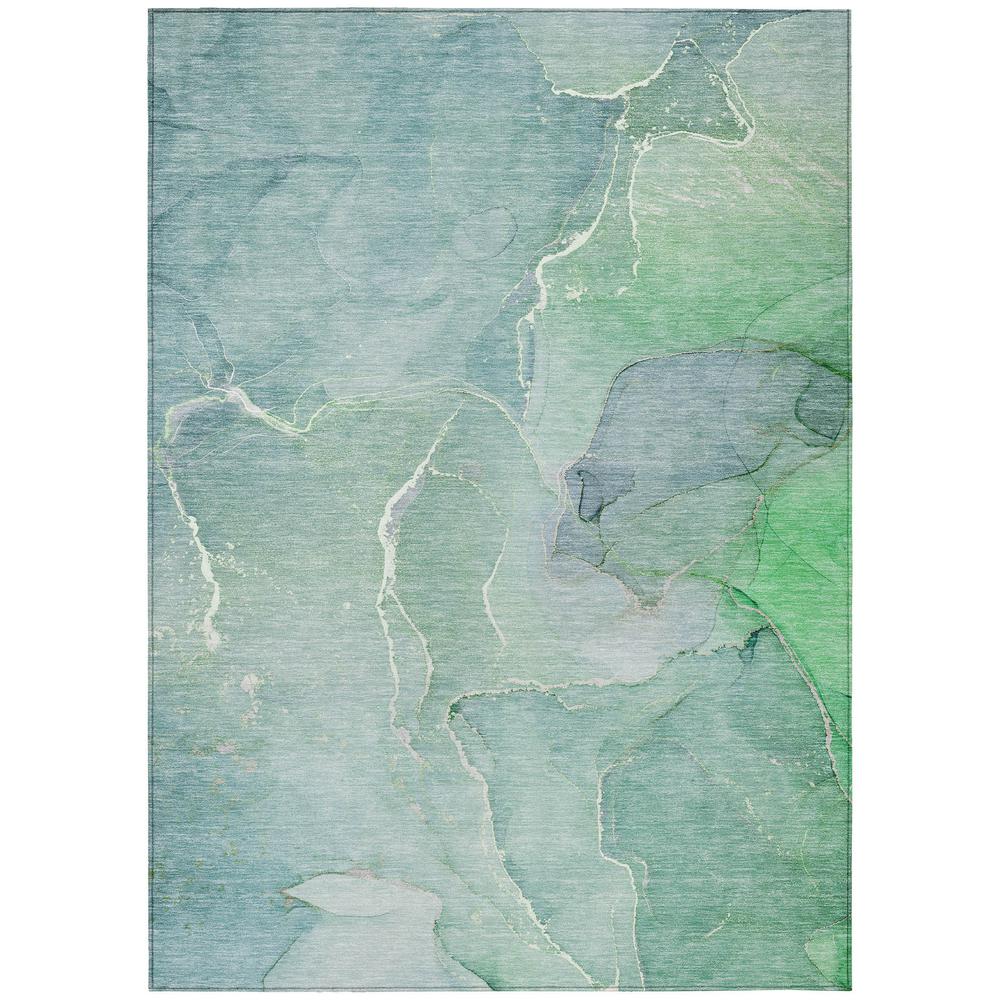 Chantille ACN511 Teal 3' x 5' Rug. Picture 1