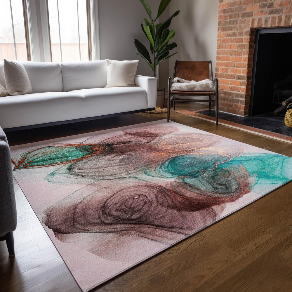 Chantille ACN513 Red 3' x 5' Rug. Picture 7