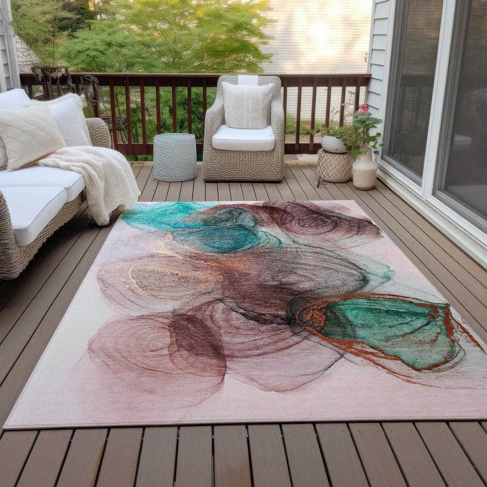 Chantille ACN513 Red 3' x 5' Rug. Picture 9