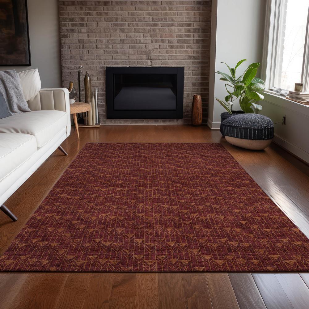 Chantille ACN514 Red 3' x 5' Rug. Picture 8