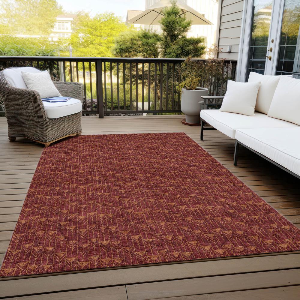 Chantille ACN514 Red 3' x 5' Rug. Picture 9