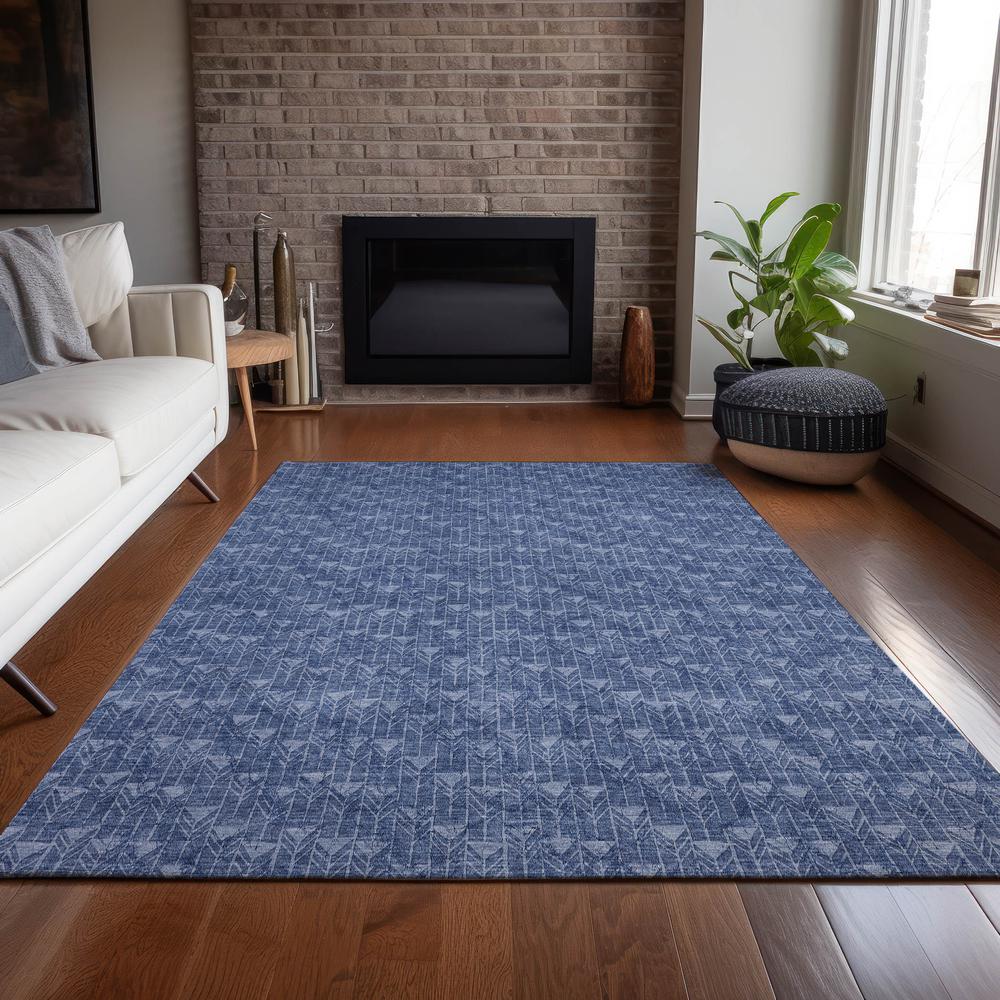 Chantille ACN514 Blue 3' x 5' Rug. Picture 7
