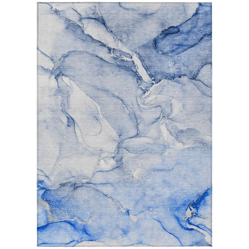 Chantille ACN516 Blue 3' x 5' Rug. Picture 1