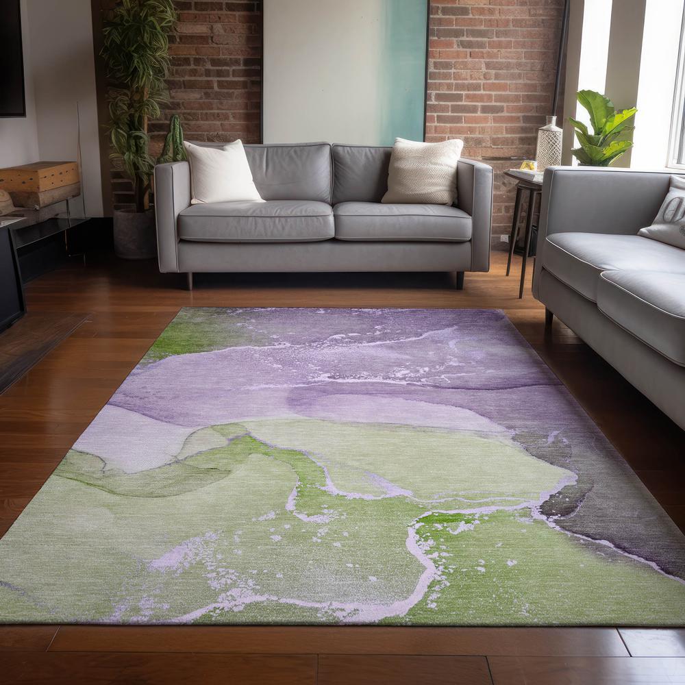 Chantille ACN517 Purple 3' x 5' Rug. Picture 6