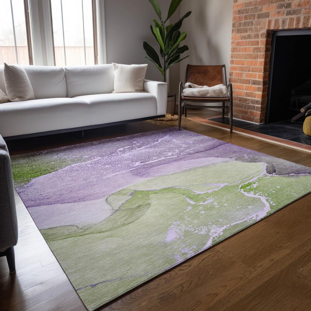 Chantille ACN517 Purple 3' x 5' Rug. Picture 7