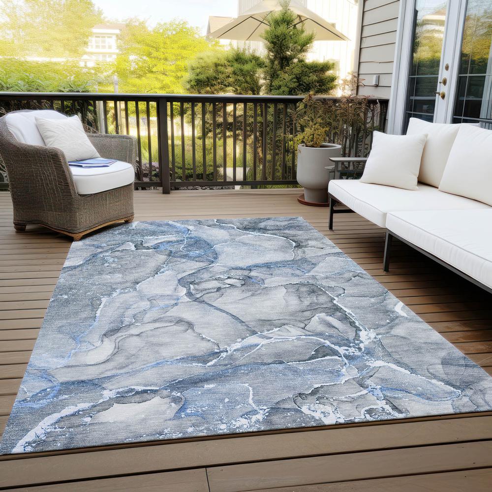 Chantille ACN519 Blue 3' x 5' Rug. Picture 8