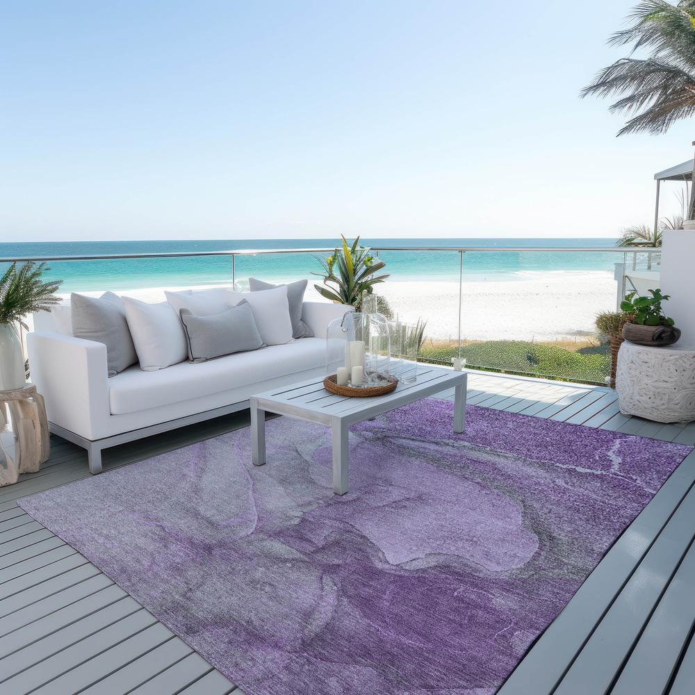 Chantille ACN524 Purple 3' x 5' Rug. Picture 8