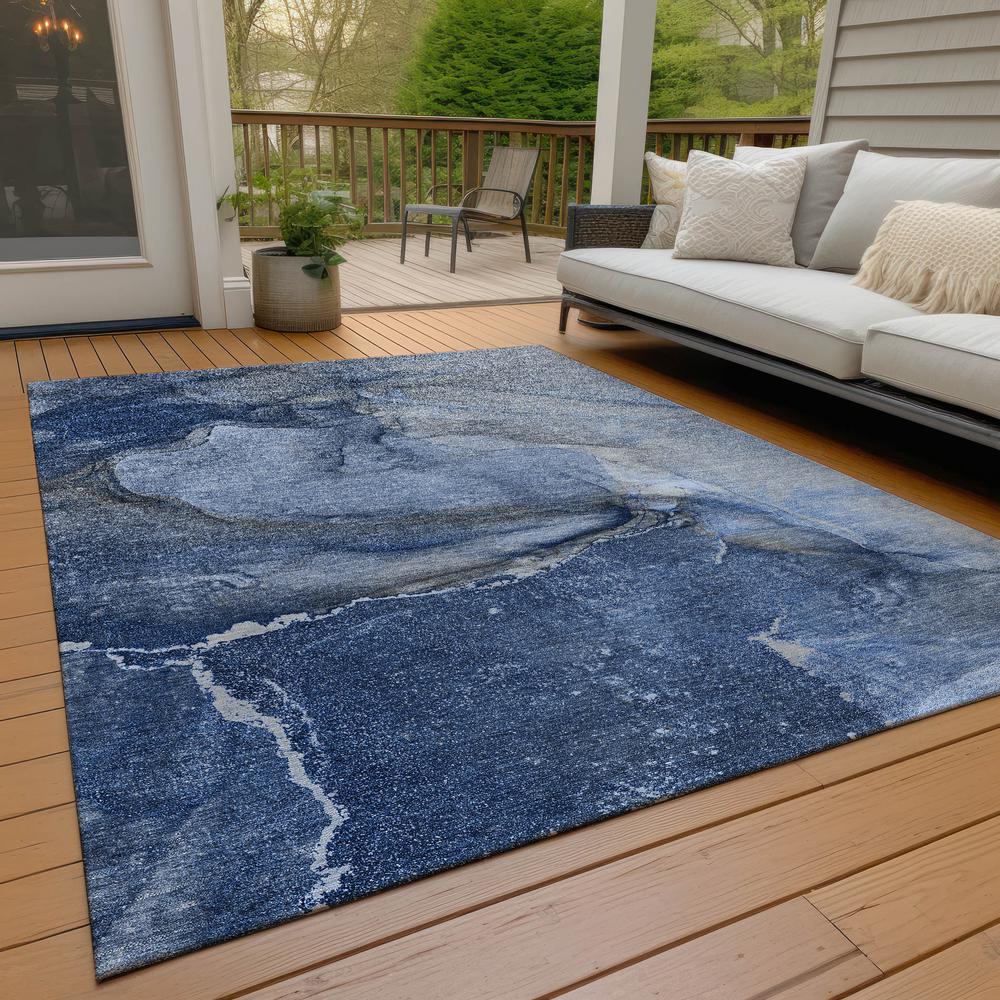 Chantille ACN524 Blue 3' x 5' Rug. Picture 10