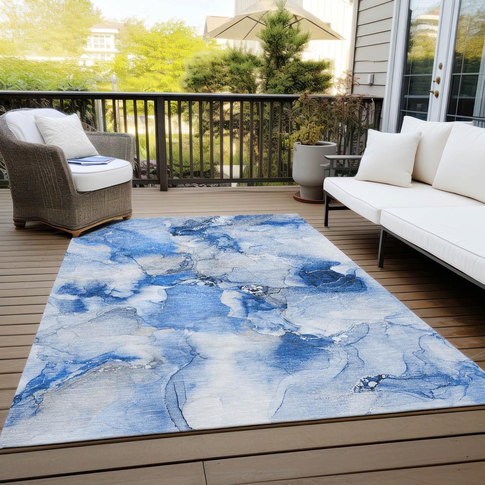 Chantille ACN526 Blue 3' x 5' Rug. Picture 9