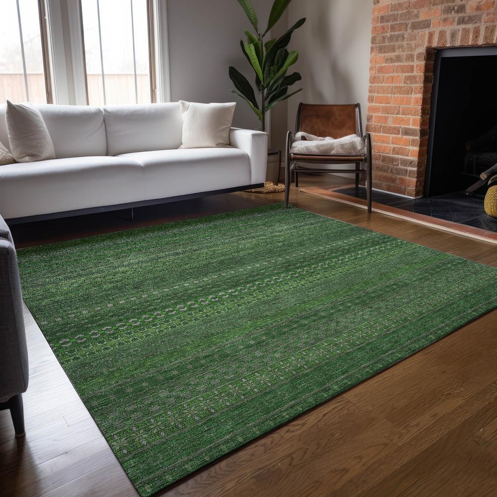 Chantille ACN527 Green 3' x 5' Rug. Picture 7