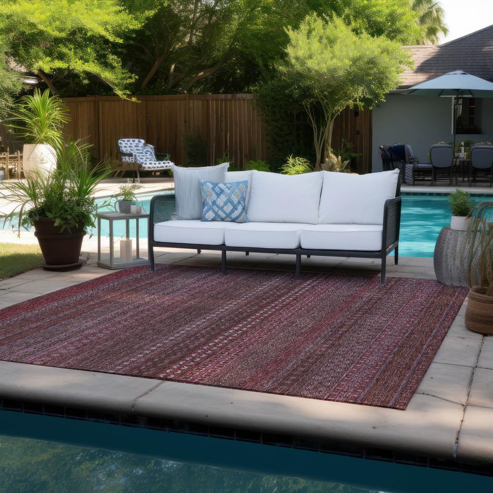 Chantille ACN527 Red 3' x 5' Rug. Picture 9
