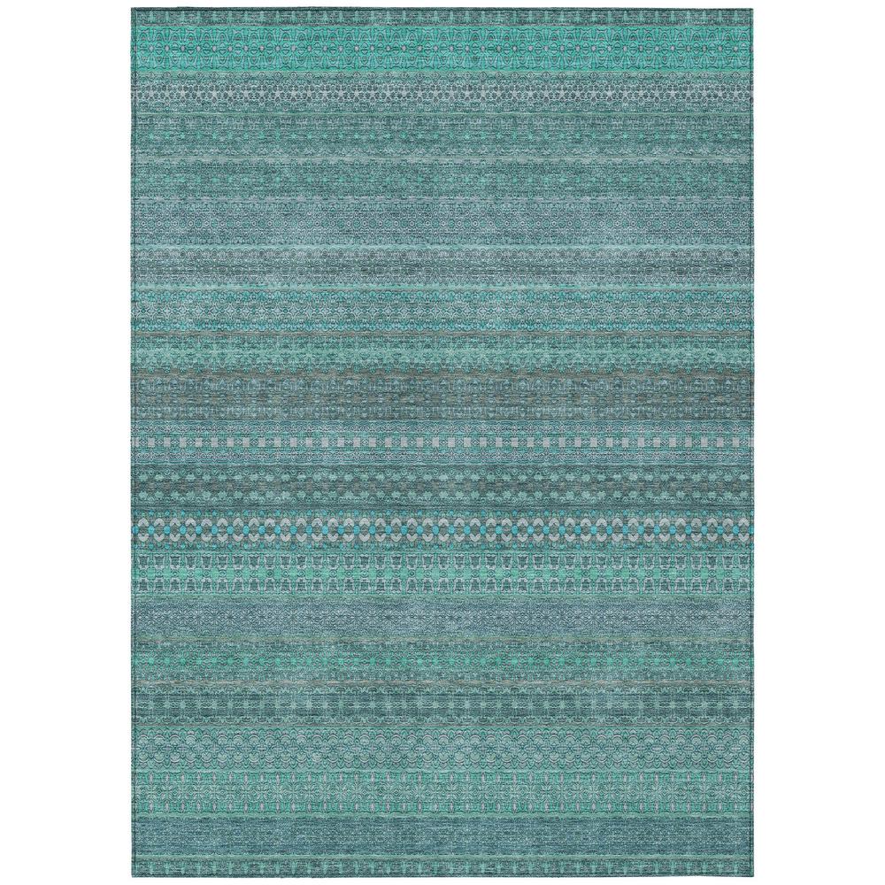 Chantille ACN527 Teal 3' x 5' Rug. Picture 1