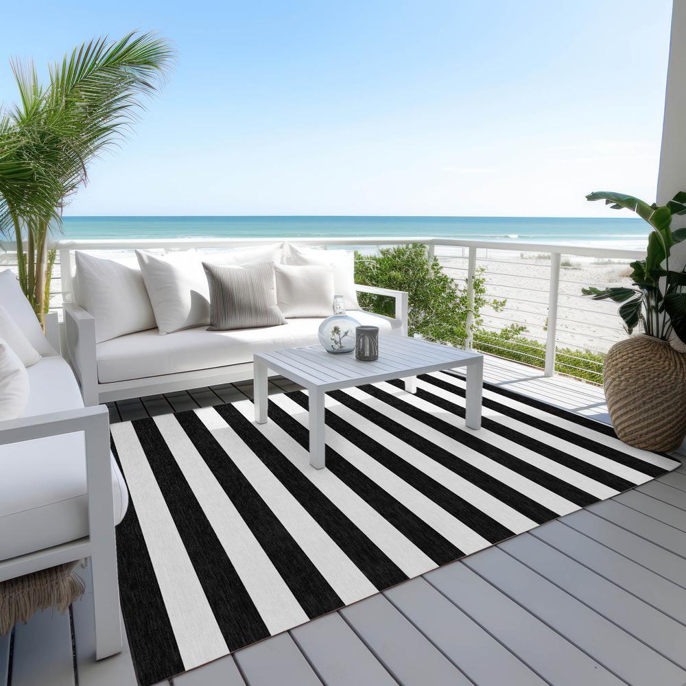 Chantille ACN528 Black 3' x 5' Rug. Picture 8