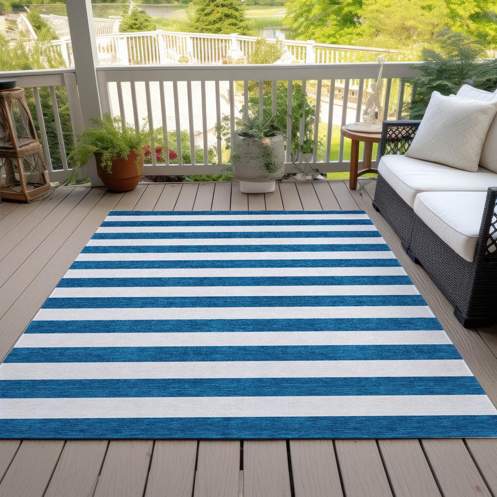 Chantille ACN528 Blue 3' x 5' Rug. Picture 9