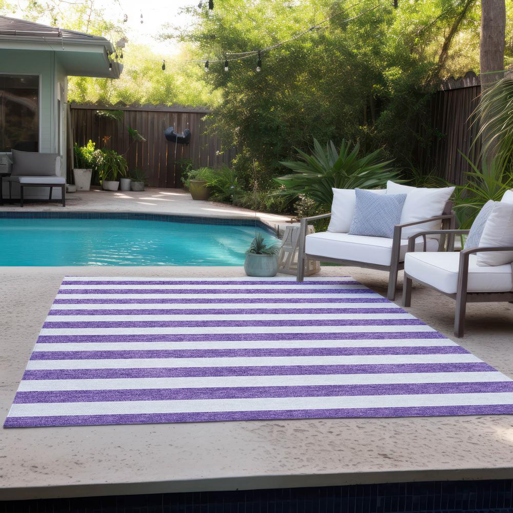 Chantille ACN528 Purple 3' x 5' Rug. Picture 9