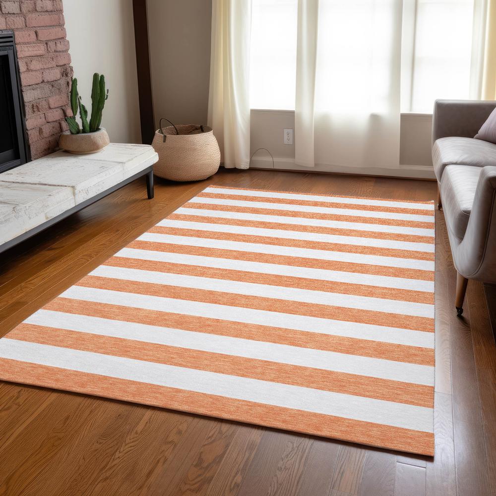 Chantille ACN528 Orange 3' x 5' Rug. Picture 7