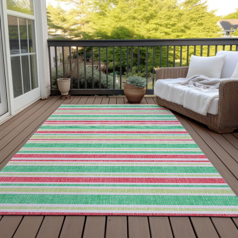 Chantille ACN531 Green 3' x 5' Rug. Picture 8