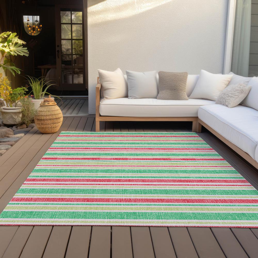 Chantille ACN531 Green 3' x 5' Rug. Picture 9