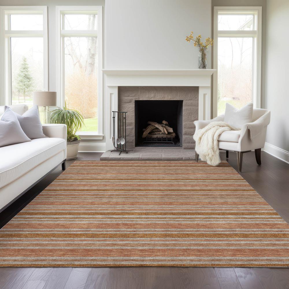 Chantille ACN531 Orange 3' x 5' Rug. Picture 7