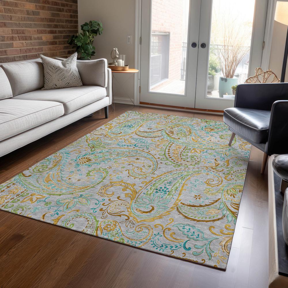 Chantille ACN533 Gray 3' x 5' Rug. Picture 6