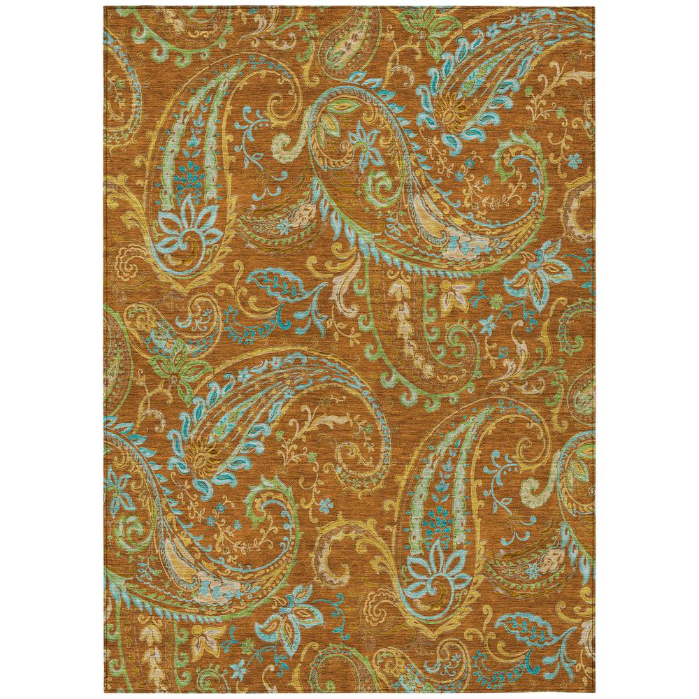 Chantille ACN533 Orange 3' x 5' Rug. Picture 1