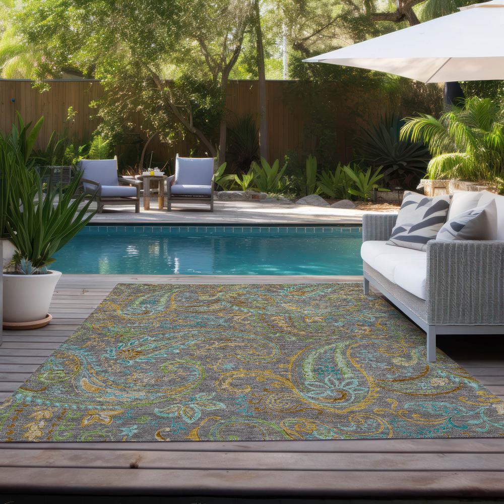 Chantille ACN533 Brown 3' x 5' Rug. Picture 9