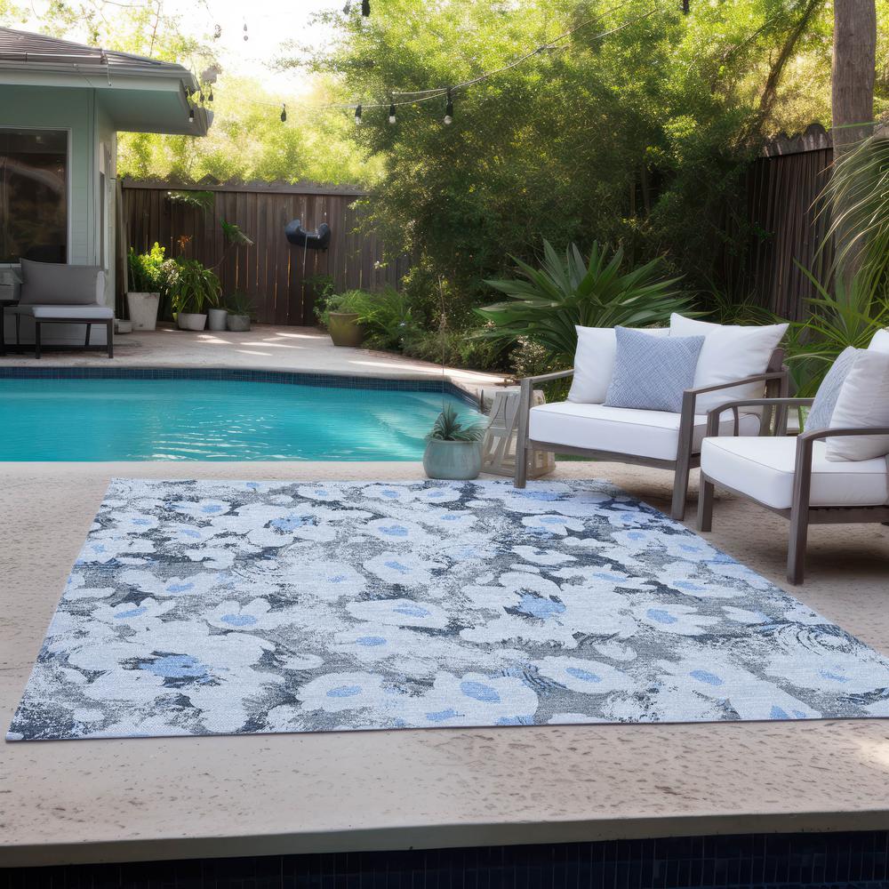 Chantille ACN538 Blue 3' x 5' Rug. Picture 10