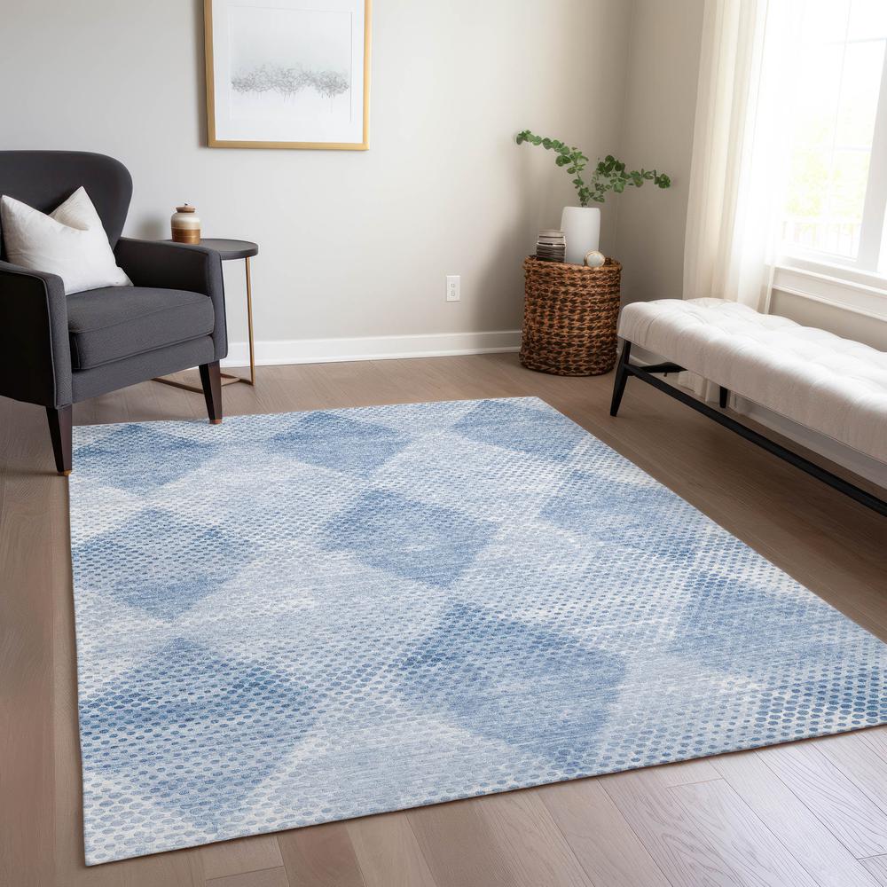 Chantille ACN539 Blue 3' x 5' Rug. Picture 7