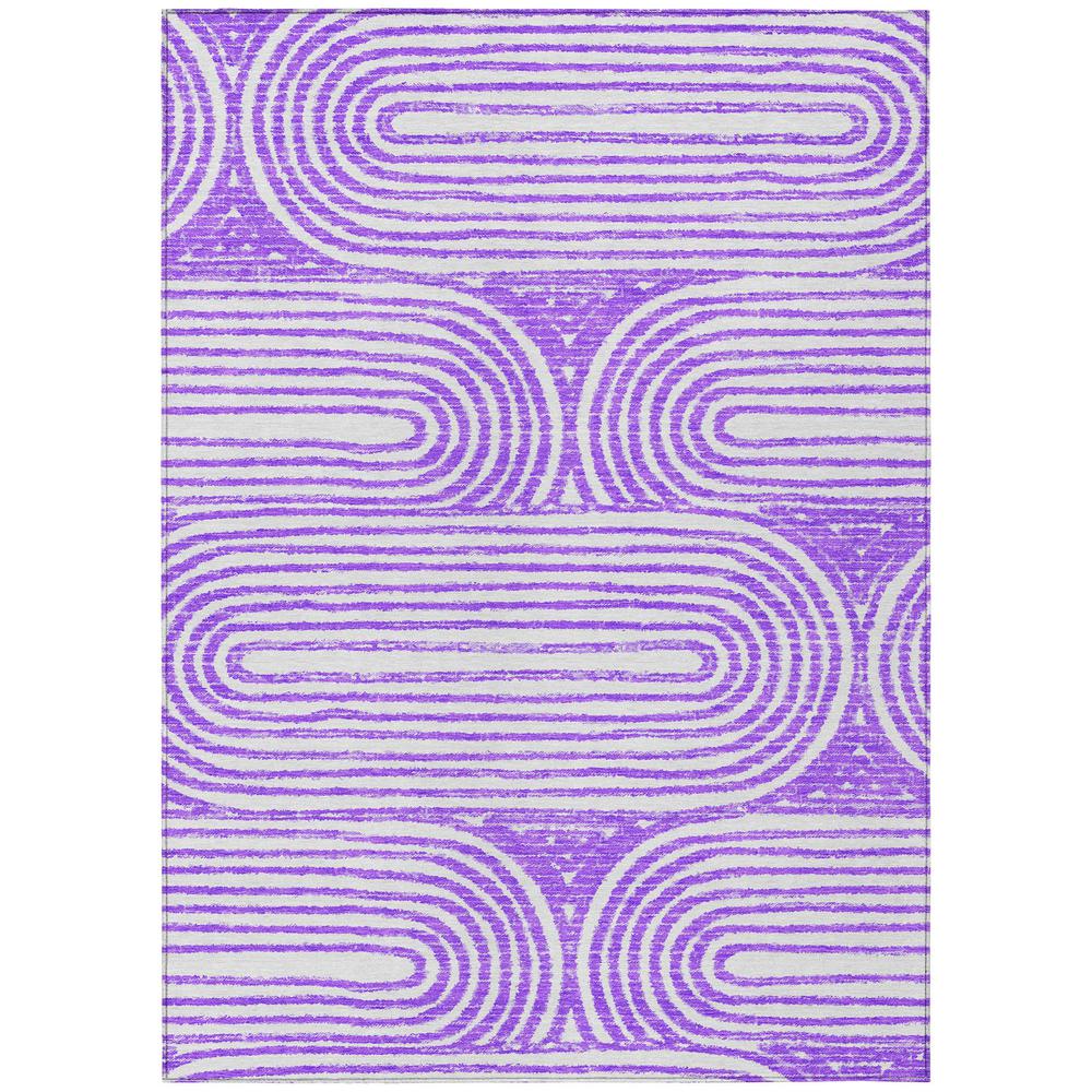 Chantille ACN540 Purple 3' x 5' Rug. Picture 1
