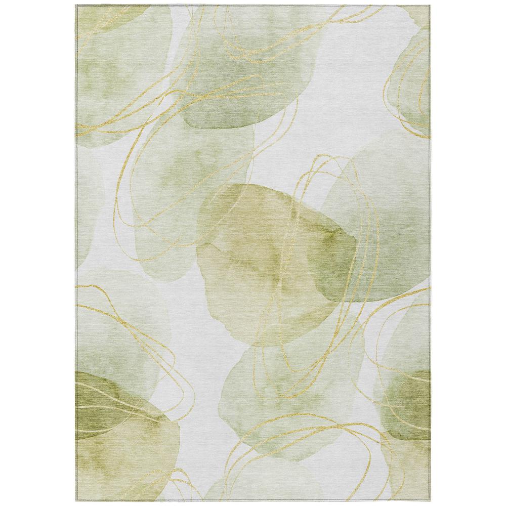 Chantille ACN544 Green 3' x 5' Rug. Picture 1