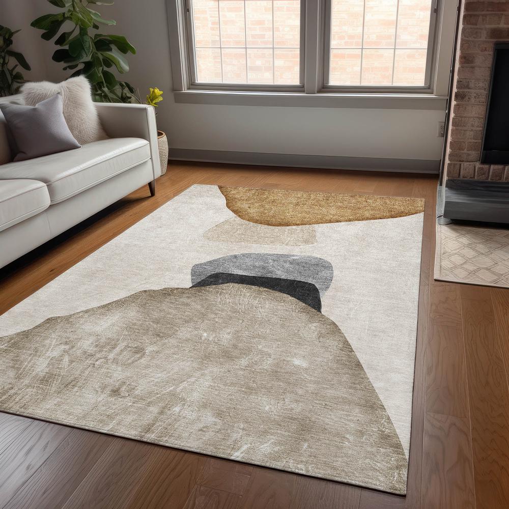 Chantille ACN547 Brown 3' x 5' Rug. Picture 6