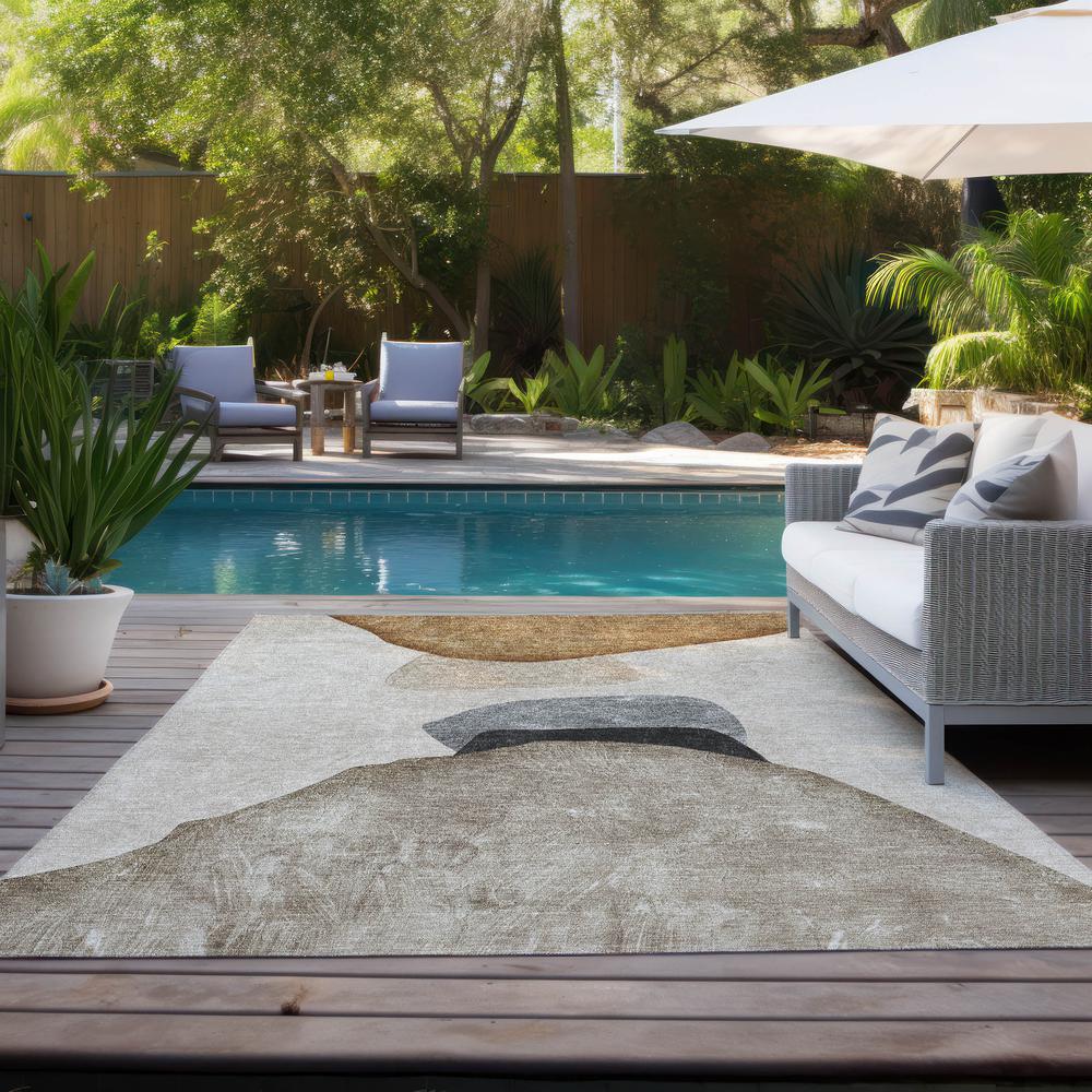 Chantille ACN547 Brown 3' x 5' Rug. Picture 9