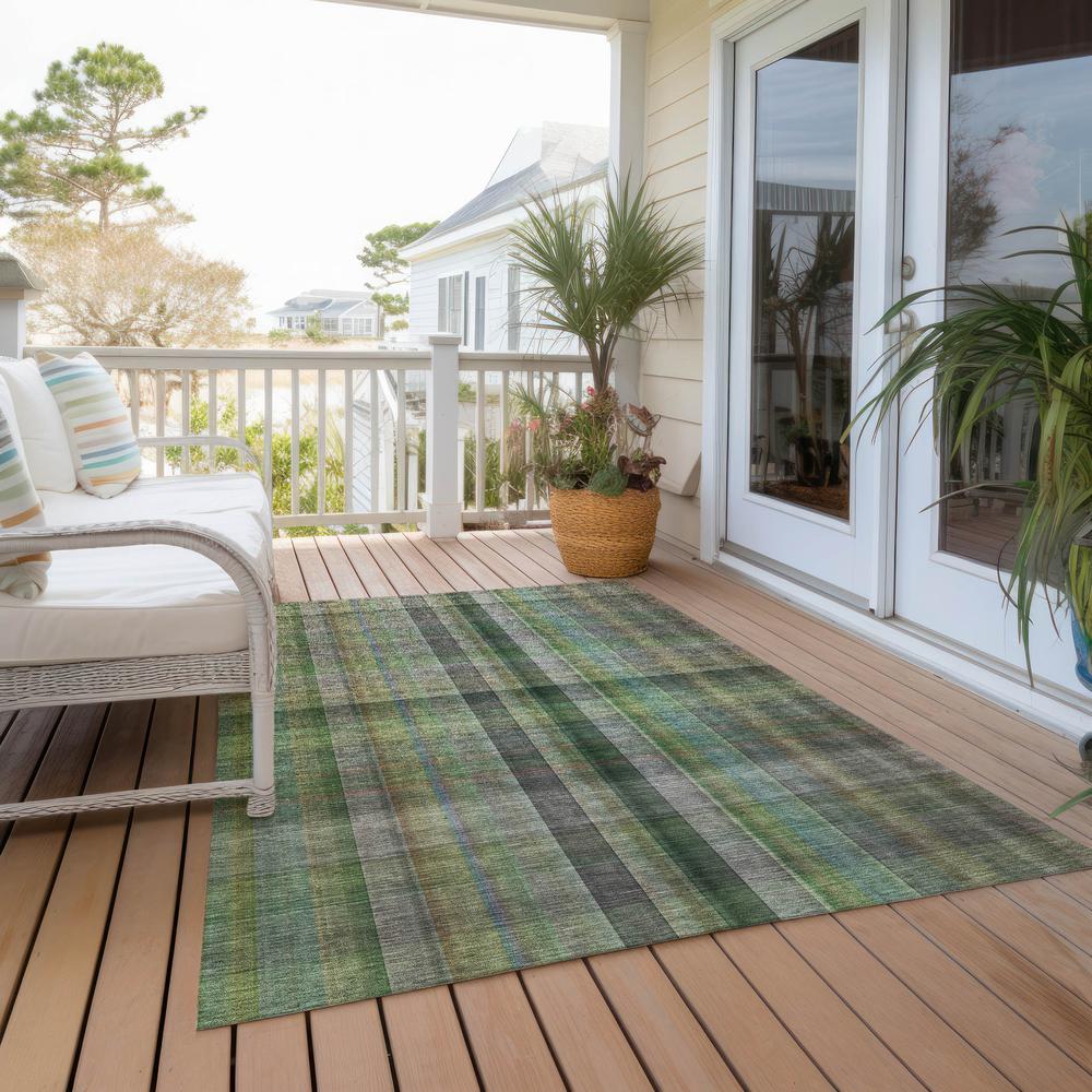 Chantille ACN548 Green 3' x 5' Rug. Picture 8