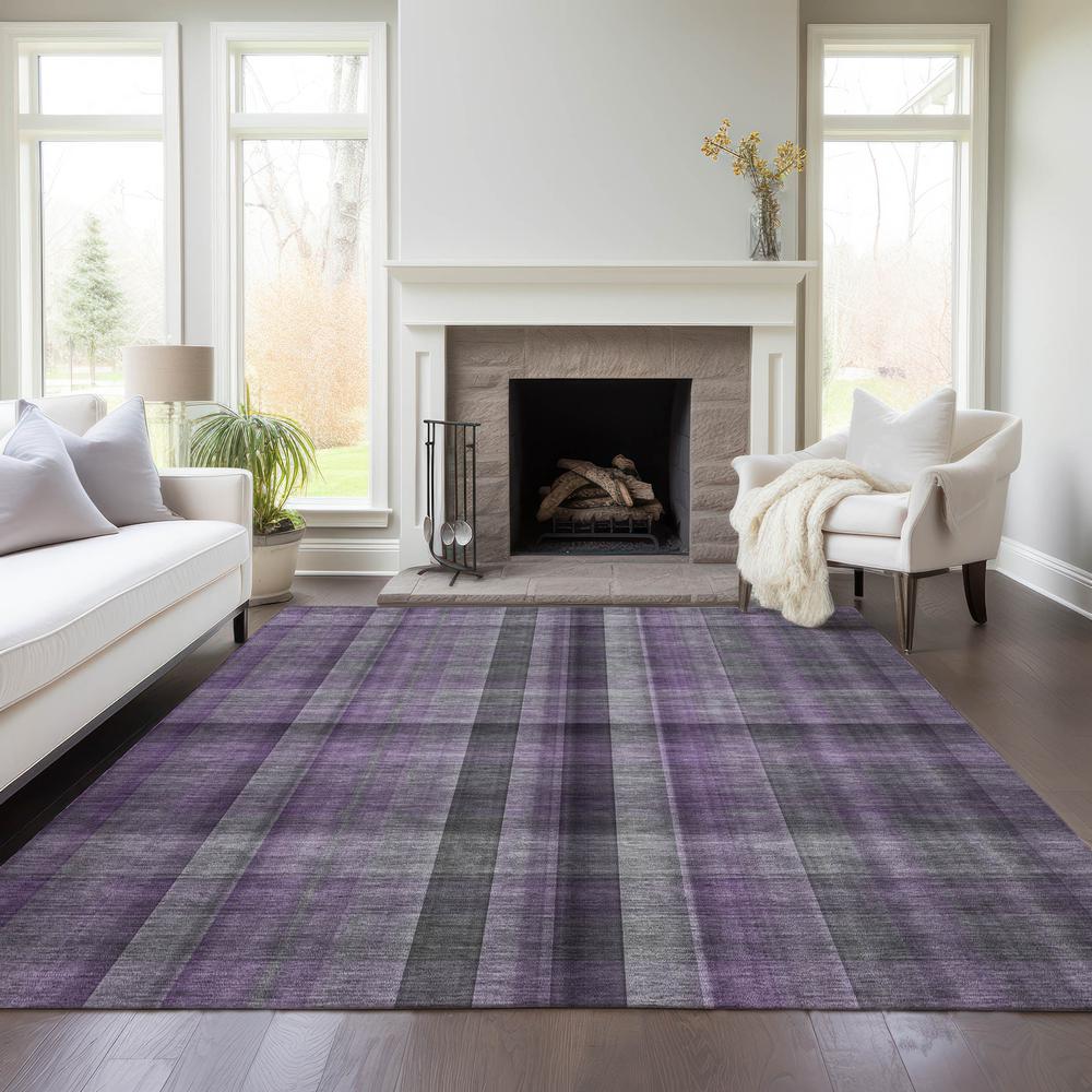 Chantille ACN548 Purple 3' x 5' Rug. Picture 7
