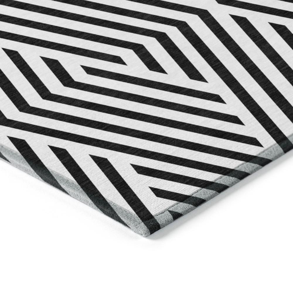 Chantille ACN550 Black 2'3" x 7'6" Rug. Picture 3