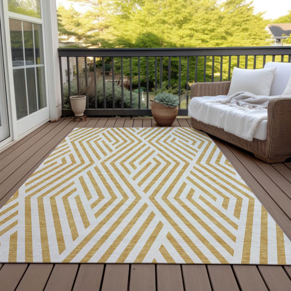 Chantille ACN550 Gold 3' x 5' Rug. Picture 8