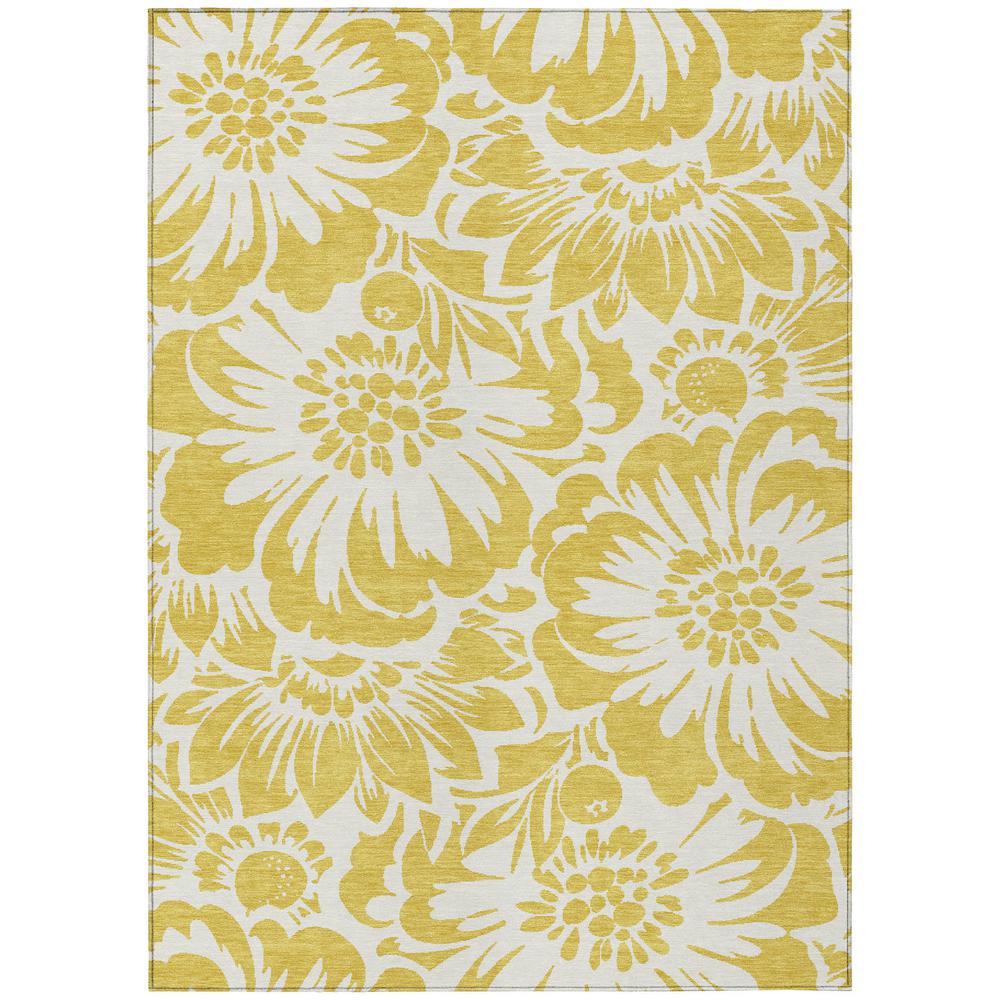Chantille ACN551 Gold 3' x 5' Rug. Picture 1