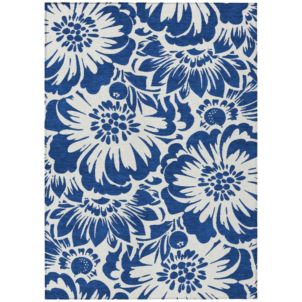 Chantille ACN551 Blue 3' x 5' Rug. Picture 1