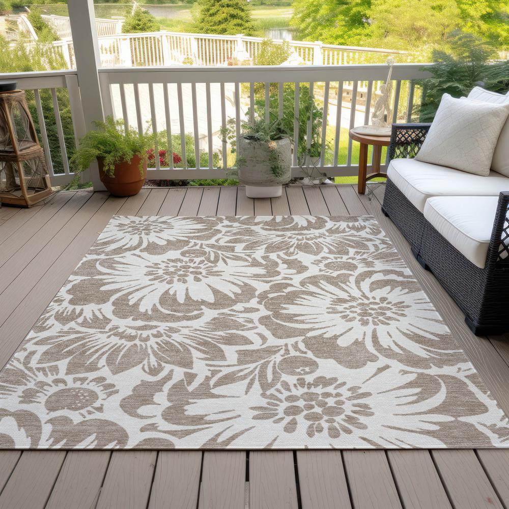 Chantille ACN551 Brown 3' x 5' Rug. Picture 8