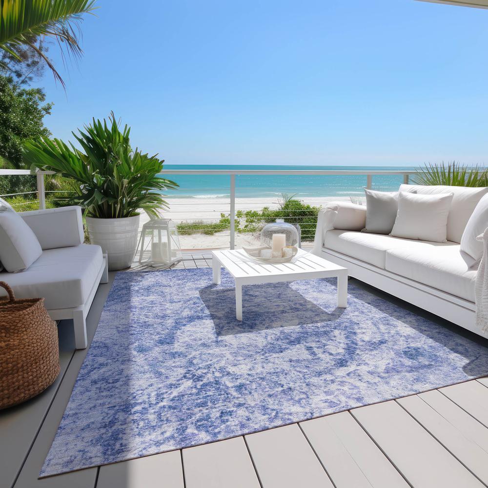 Chantille ACN553 Blue 3' x 5' Rug. Picture 9