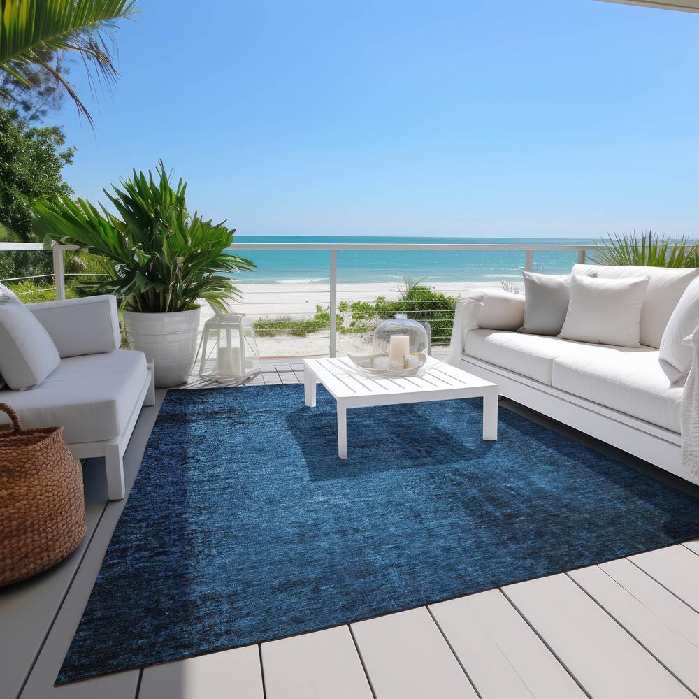 Chantille ACN554 Blue 3' x 5' Rug. Picture 8
