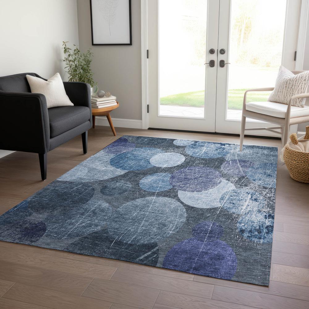 Chantille ACN556 Blue 3' x 5' Rug. Picture 7