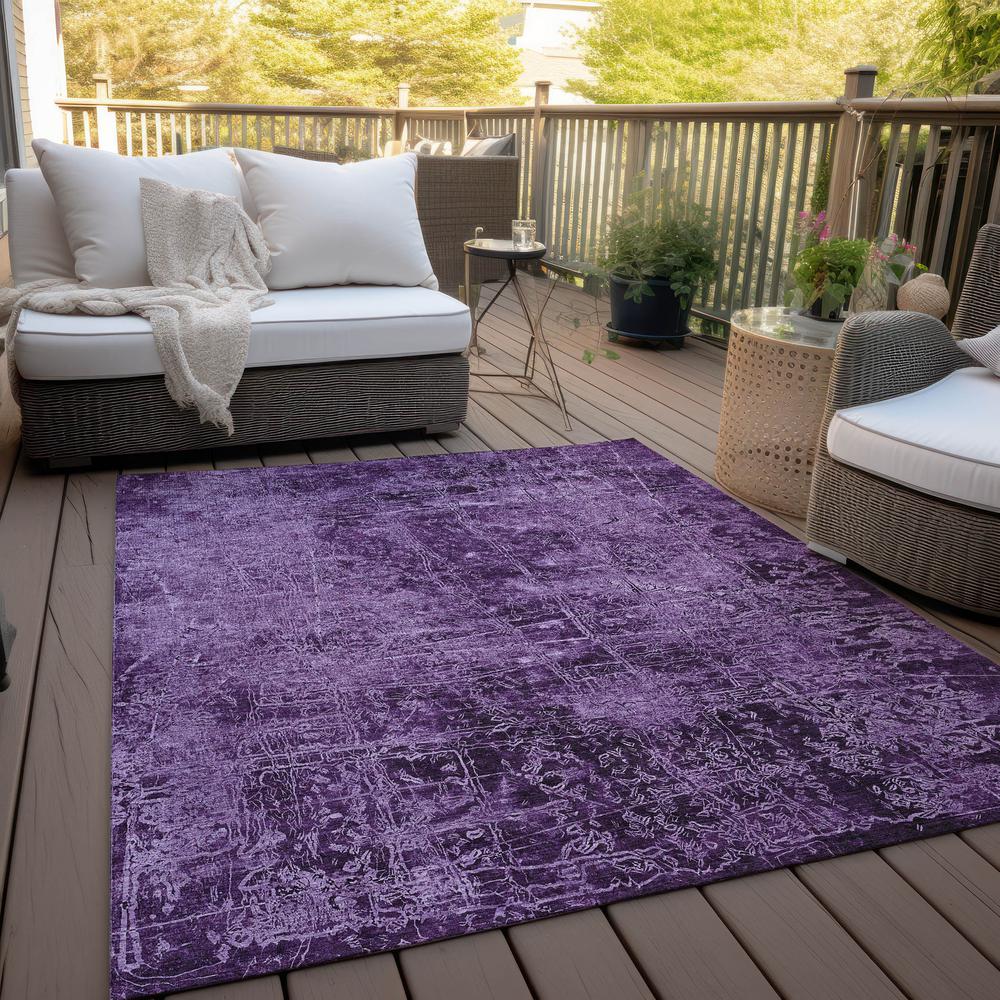 Chantille ACN559 Purple 3' x 5' Rug. Picture 8