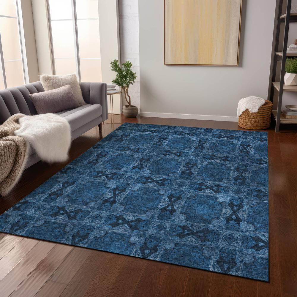 Chantille ACN564 Blue 3' x 5' Rug. Picture 7