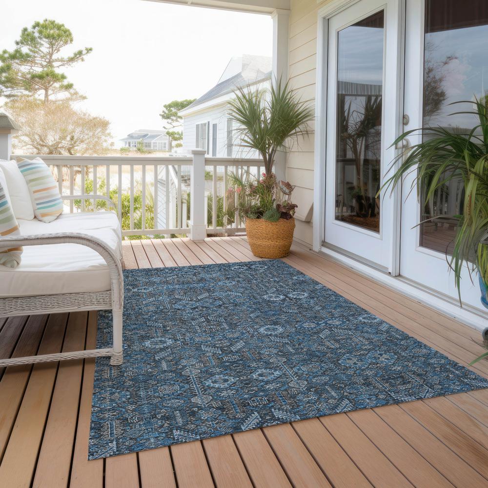 Chantille ACN574 Blue 3' x 5' Rug. Picture 8