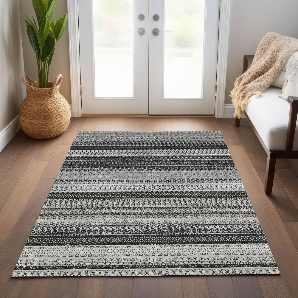Chantille ACN576 Black 3' x 5' Rug. Picture 8