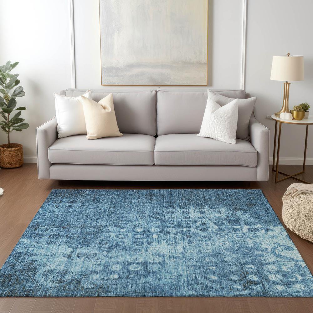 Chantille ACN577 Blue 3' x 5' Rug. Picture 6