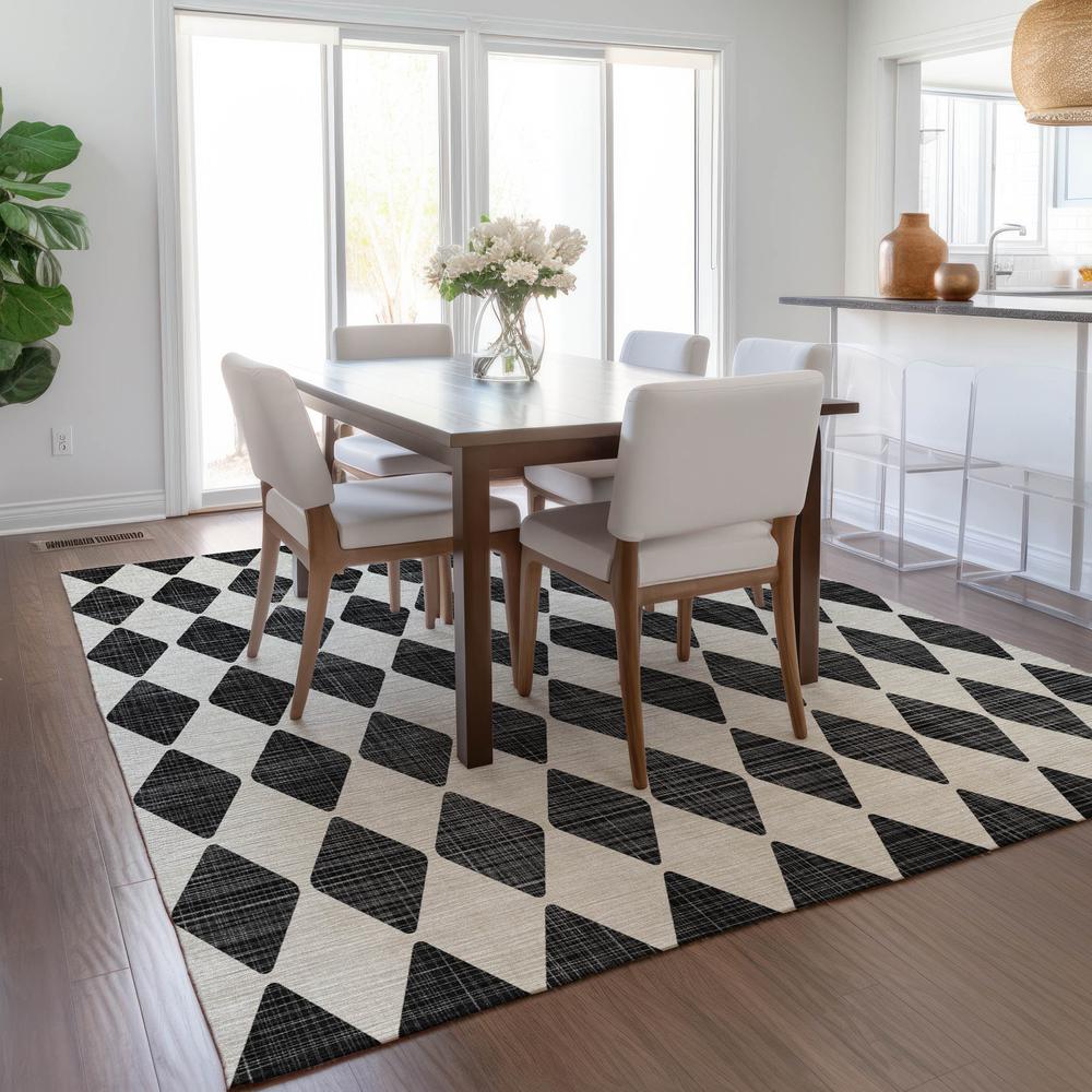Chantille ACN578 Black 3' x 5' Rug. Picture 7