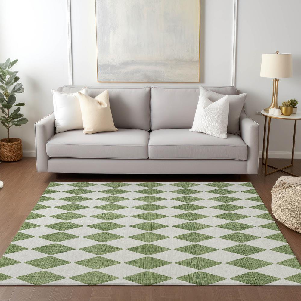 Chantille ACN578 Green 3' x 5' Rug. Picture 6